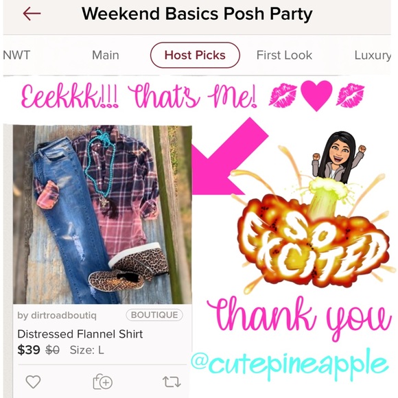 Distressed Flannel Shirt - Picture 2 of 6